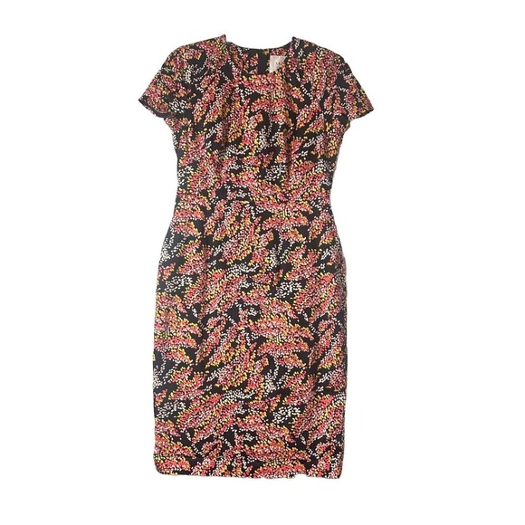 LK Bennett Dresses & Skirts - LK BENNETT London Womens Sheath Dress Gabriel Blue Animal Size 8 Short Sleeve